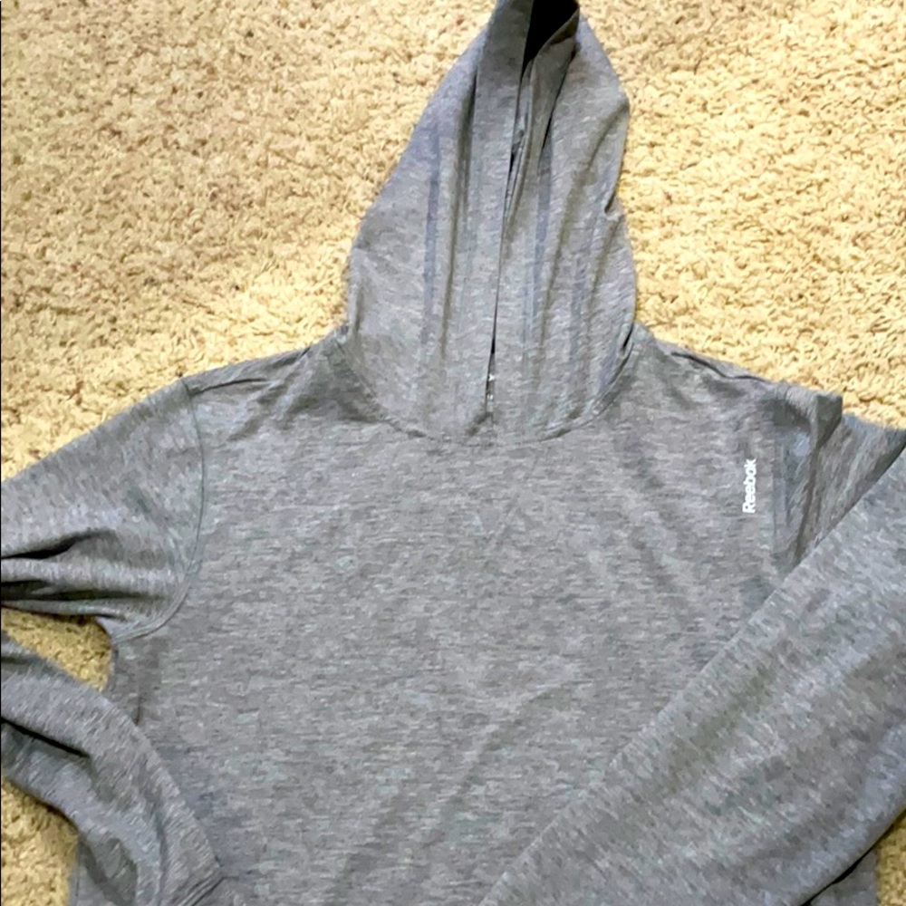 Gray light weight hoodie